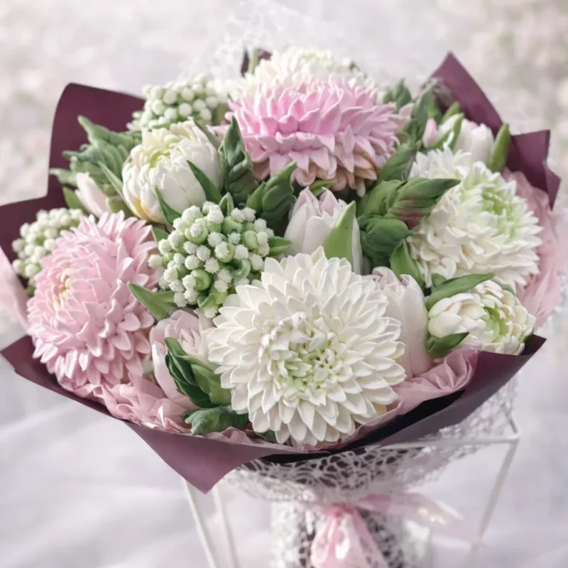 Букет хризантем (размер M)